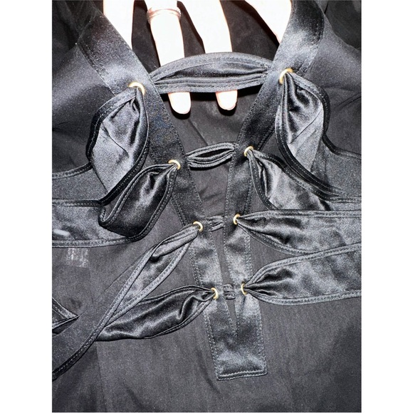 Gucci 2003 Tom Ford Black Blouse top - Picture 6 of 10